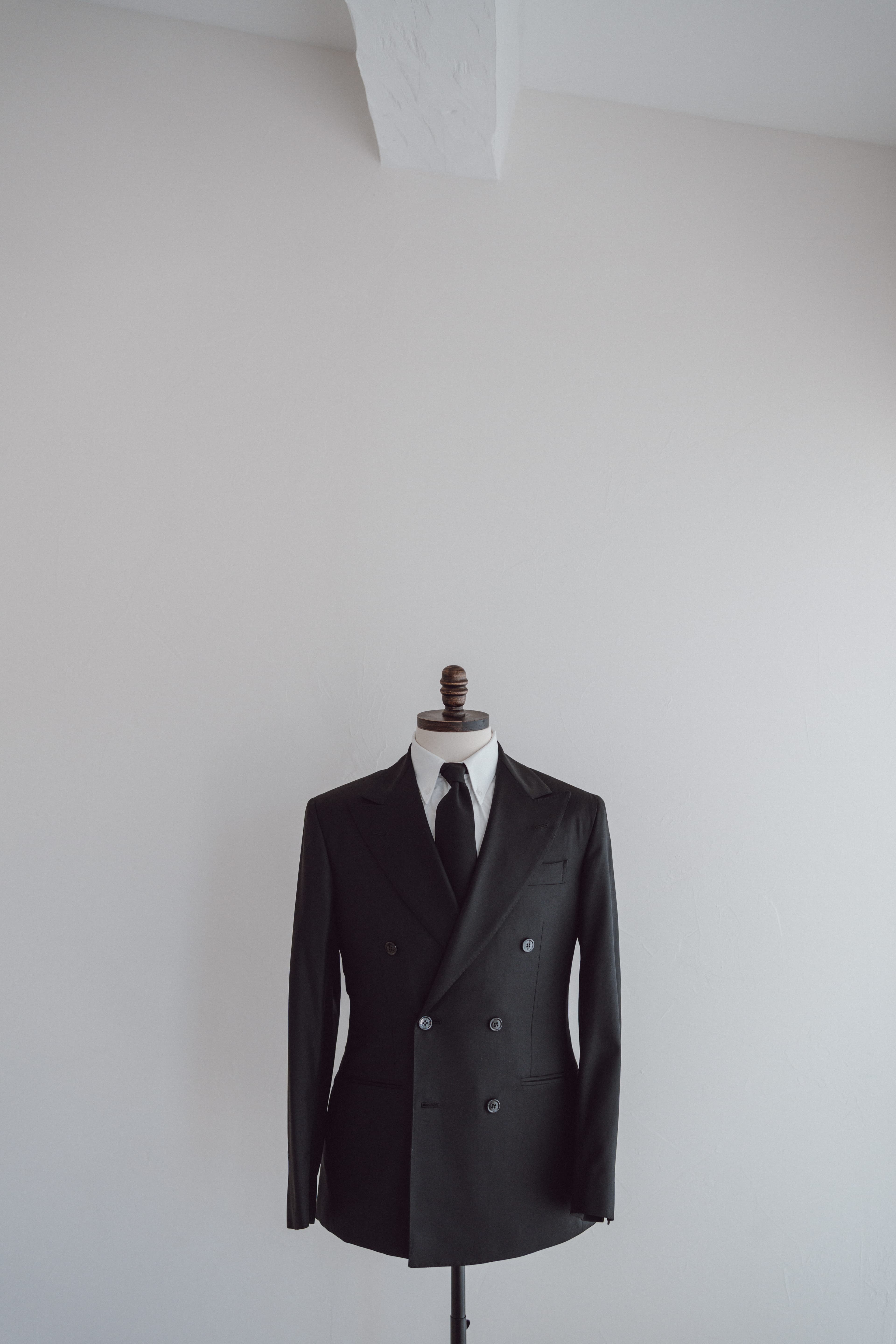 Bespoke charcoal suit — hand-cut by FK Bespoke